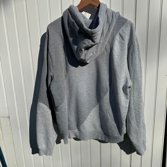 Alo Yoga Make Waves Hoodie Small Womens / XS Mens Athletic Heather Grey Tonal - Picture 3 of 16